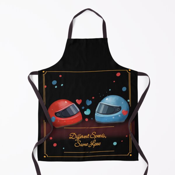 Item preview, Different Speeds, Same Love – Motorcycle Couple Helmets designed and sold by KomparrowStudio.