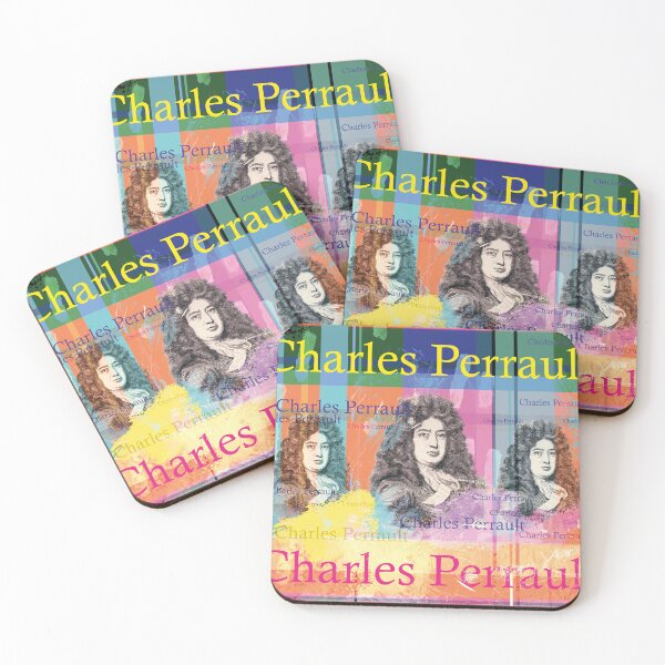 Item preview, Charles Perrault Pop Art – Colorful Writer Portrait designed and sold by Mauswohn.
