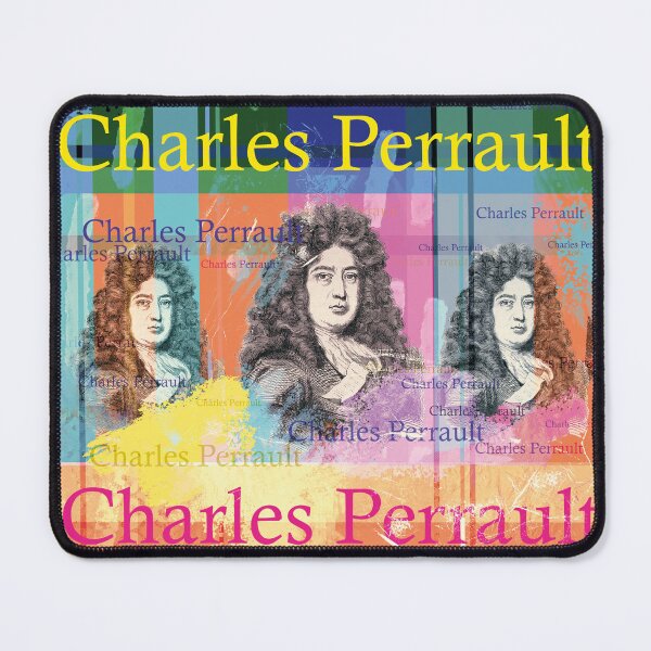 Item preview, Charles Perrault Pop Art – Colorful Writer Portrait designed and sold by Mauswohn.