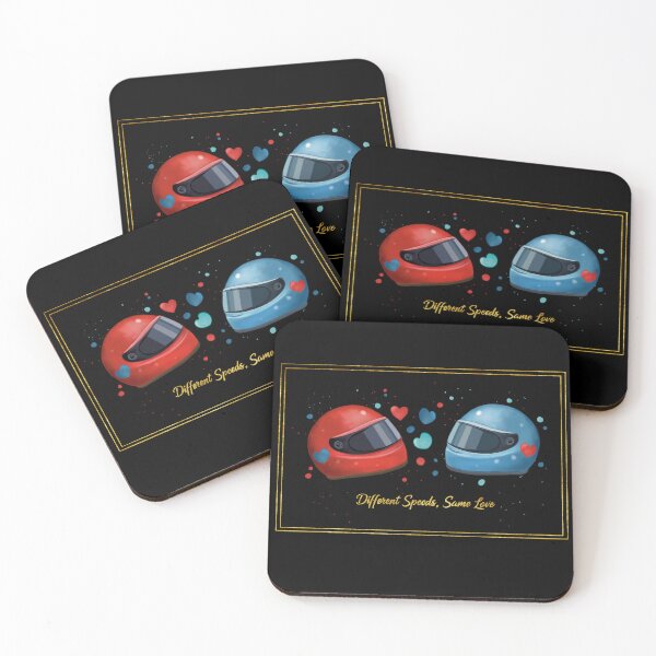 Item preview, Romantic Motorcycle Helmets – Different Speeds Same Love designed and sold by KomparrowStudio.