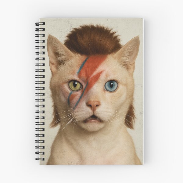 Item preview, David Meowie designed and sold by myfellowkids.