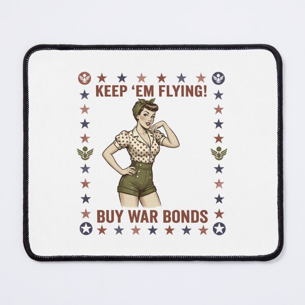 Item preview, Patriotic Pin Up Girl World War II Recruiting Style designed and sold by Blok45.