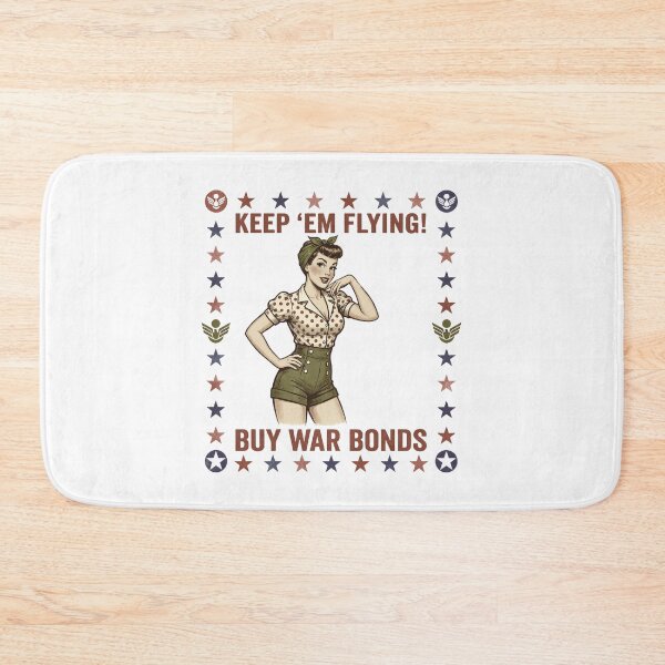 Item preview, Patriotic Pin Up Girl World War II Recruiting Style designed and sold by Blok45.