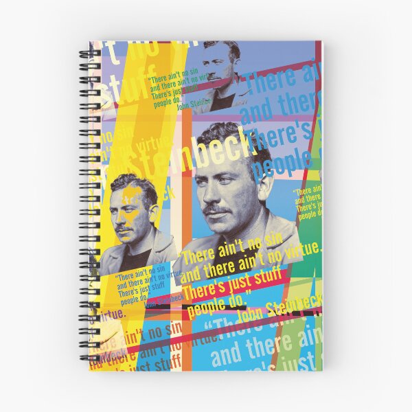 Item preview, John Steinbeck quote Pop Art – Modern author portrait designed and sold by Mauswohn.
