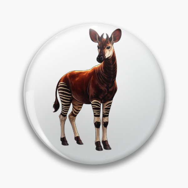 Item preview, Okapi – Rare African Wildlife Animal Illustration designed and sold by Fabrifrank.