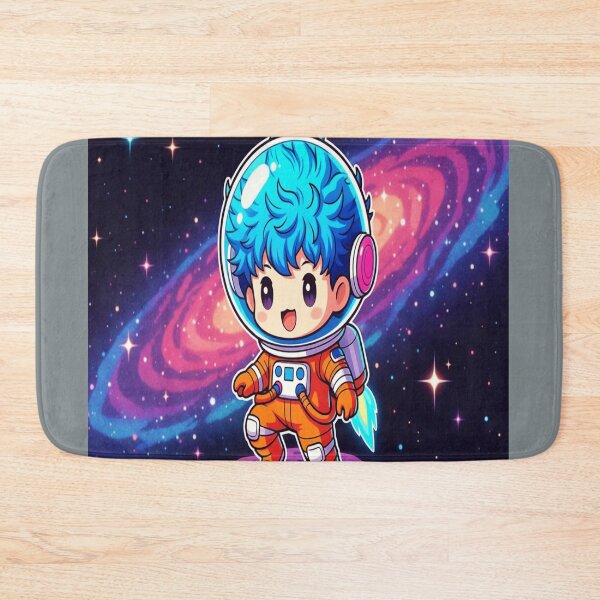 Item preview, Copy of Fluffy Blue Hair Astronaut Space Sticker Chibi designed and sold by NovaDigitalArt45.