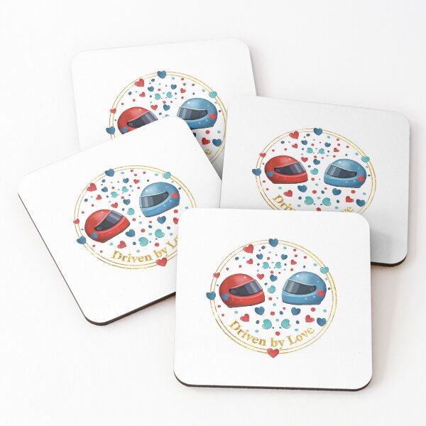 Item preview, Motorcycle Helmet Love Emblem – Driven by Love designed and sold by KomparrowStudio.