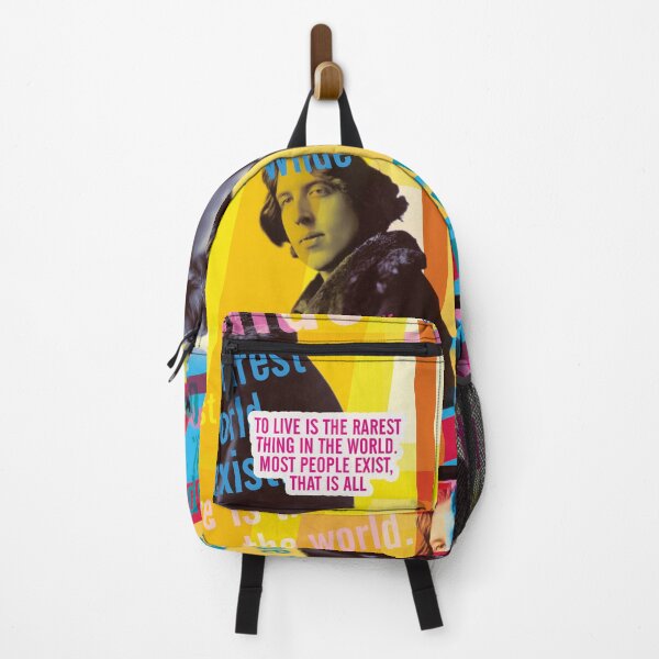 Item preview, Oscar Wilde quote Pop Art – Modern portrait Art of living designed and sold by Mauswohn.