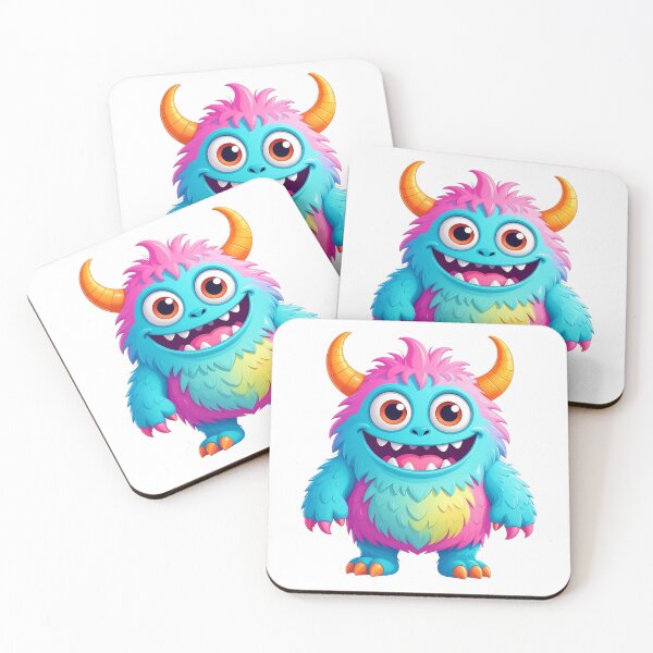 Item preview, Cute Rainbow Monster Illustration designed and sold by Partoon-dp.