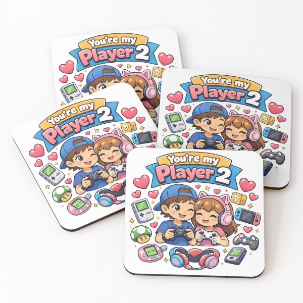 Item preview, You’re My Player 2 – Cute Gaming Valentine Illustration designed and sold by MagicMicki.
