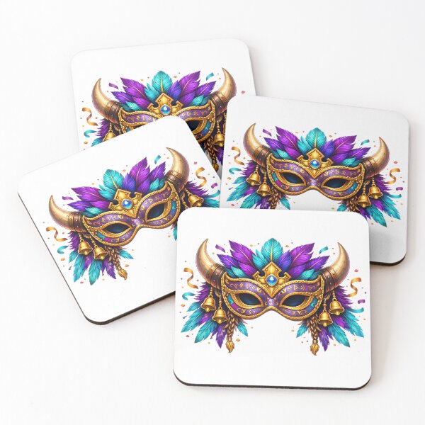 Item preview, Nordic Carnival Mask – Viking Masquerade Emblem designed and sold by NorseDrip.
