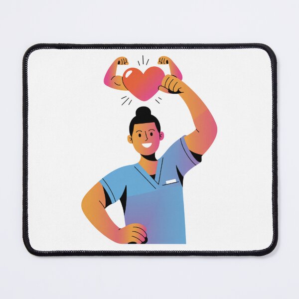 Item preview, Physiotherapist With Flexing Heart designed and sold by McVrax.