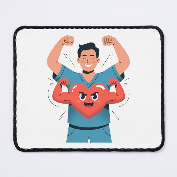 Item preview, Physiotherapist With Flexing Heart designed and sold by McVrax.