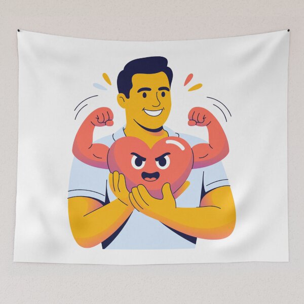 Item preview, Physiotherapist With Flexing Heart designed and sold by McVrax.
