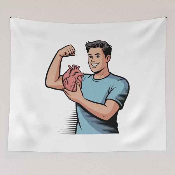 Item preview, Physiotherapist With Flexing Heart designed and sold by McVrax.