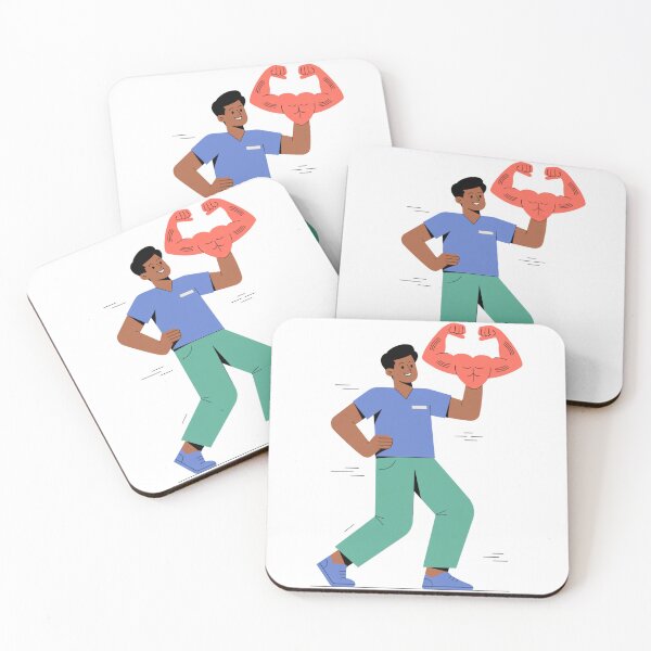 Item preview,  Physiotherapist With Flexing Heart designed and sold by McVrax.