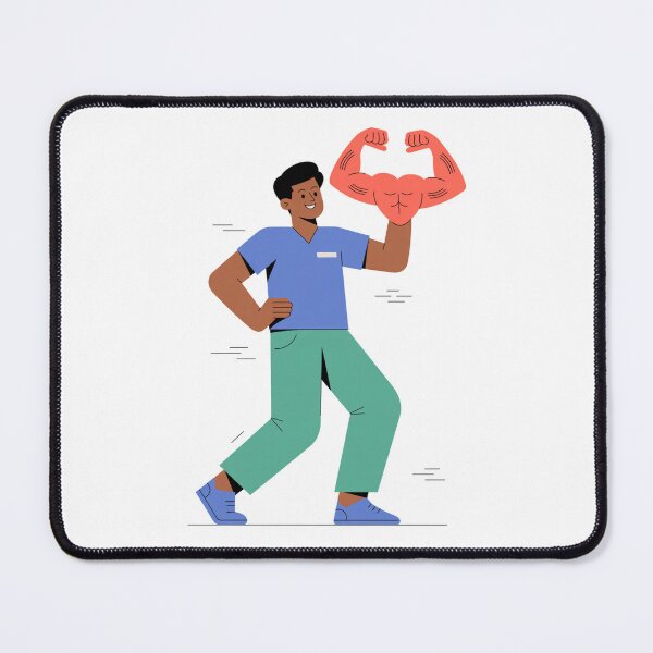 Item preview, Physiotherapist With Flexing Heart designed and sold by McVrax.