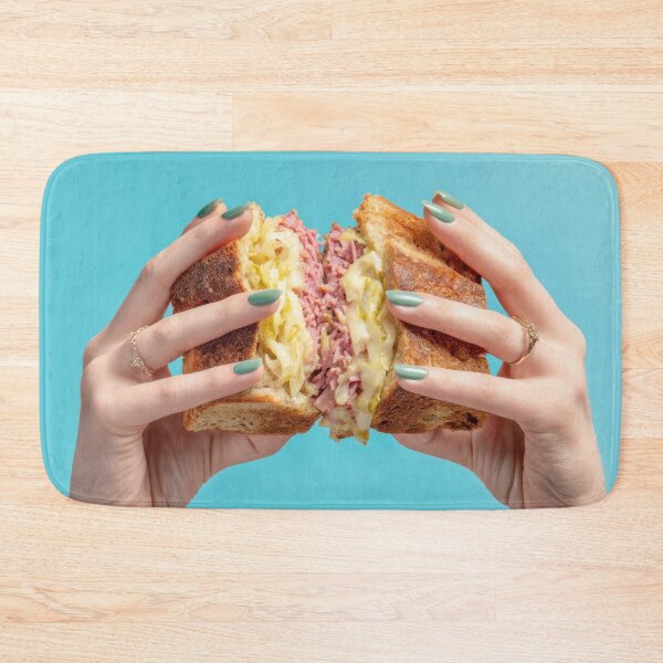 Item preview, Hands hold sandwich with filling designed and sold by anytka.