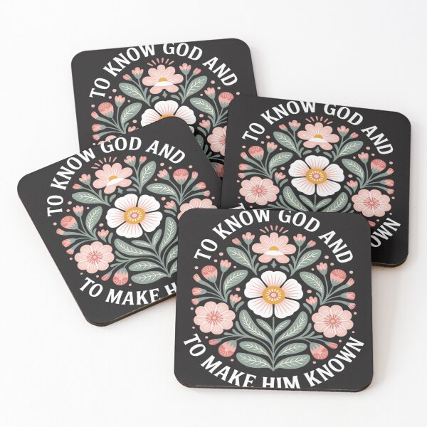 Item preview, Floral to Know God and to Make Him Known Boho Wildflowers designed and sold by BlueCreator-inc.