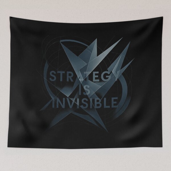 Item preview, Invisible Strategy - Abstract Geometric Business Art designed and sold by MKreative Studio.