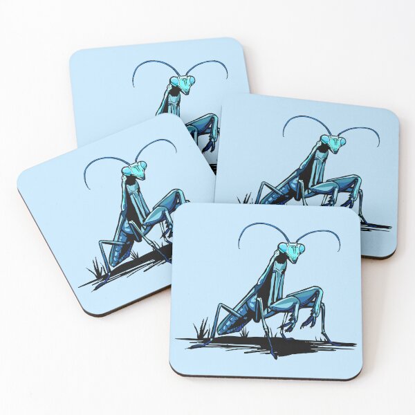 Item preview, Praying Mantis - Blue Version designed and sold by MartynaKanik.