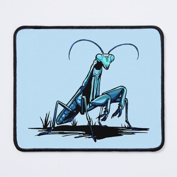 Item preview, Praying Mantis - Blue Version designed and sold by MartynaKanik.