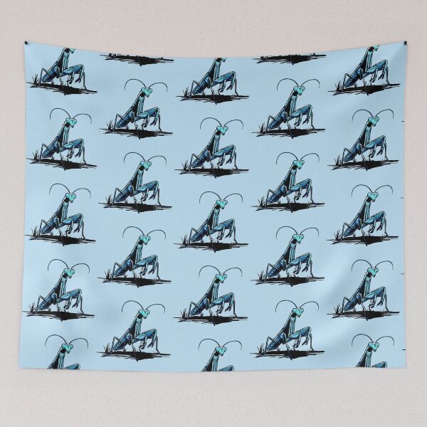 Item preview, Praying Mantis - Blue Version designed and sold by MartynaKanik.