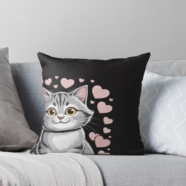 Item preview, Fluffy Grey Cat Print Men Women Kids designed and sold by BlueCreator-inc.