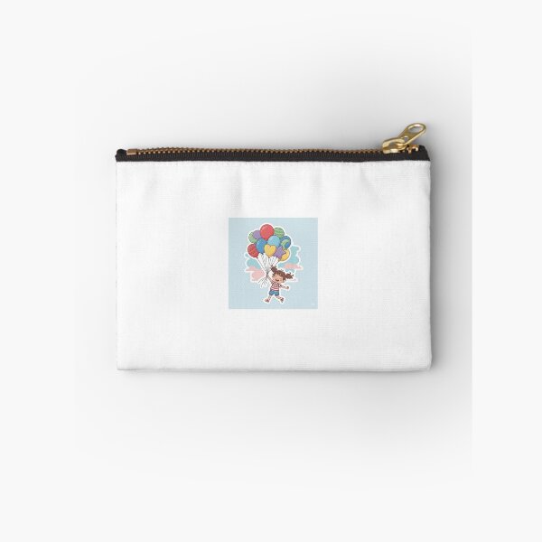 Item preview, A Young Girl Floating With Colourful Ballons designed and sold by SurendarJeswani.