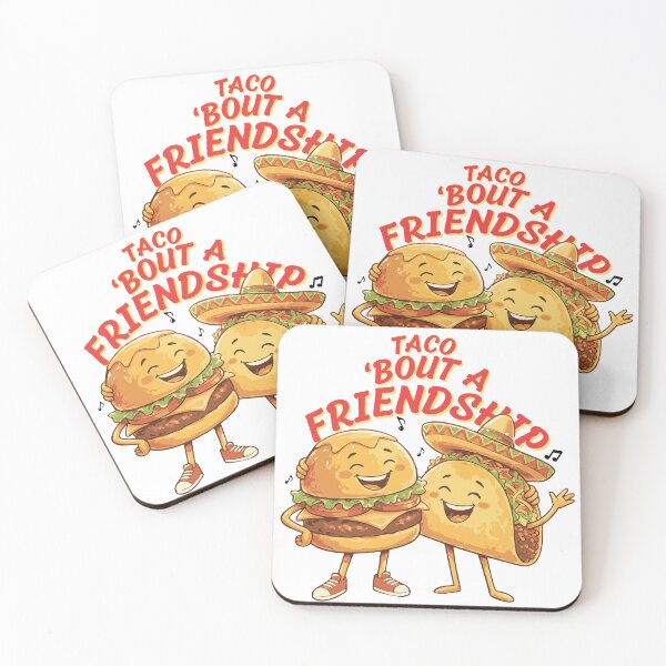 Item preview, Taco Bout a Friendship – Cute Burger and Taco Friendship Funny T-Shirt designed and sold by ArtiFize Store.