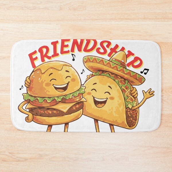 Item preview, Taco Bout a Friendship – Cute Burger and Taco Friendship Funny T-Shirt designed and sold by ArtiFize Store.