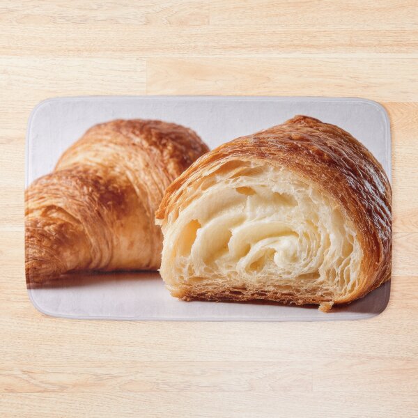 Item preview, Fresh baked croissants on a table designed and sold by anytka.