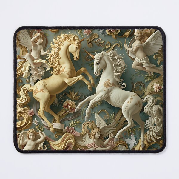 Item preview, Celestial Dance of Unicorns and Cherubs designed and sold by Looyoursellf.
