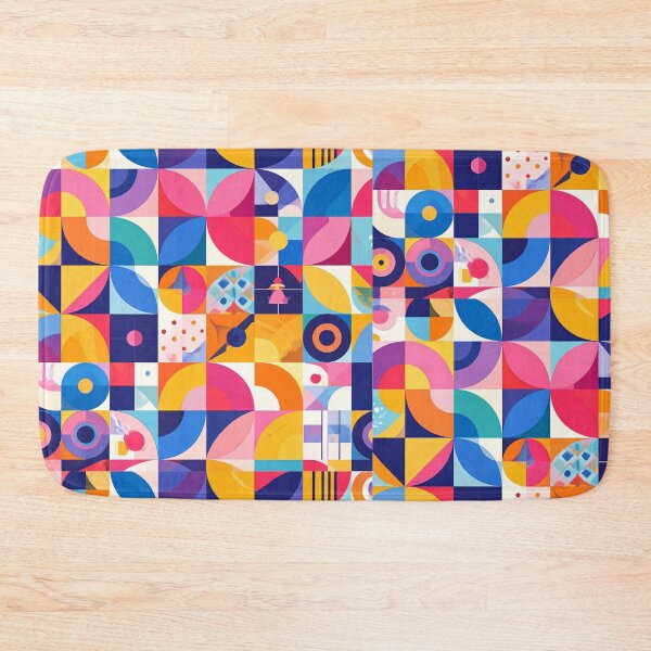 Item preview, Modern abstract geometric wall art – Color Patterns designed and sold by MoonLab Design.