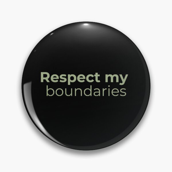 Artikelvorschau, Respect my boundaries entworfen und verkauft von Bianca Eder - Healing Collection.