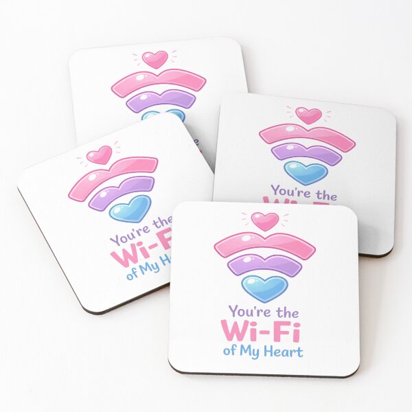 Item preview, Wi-Fi of My Heart – Funny Tech Valentine designed and sold by MagicMicki.