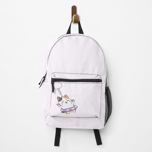 Item preview, Hanging Keyring – Cute Floating Cat Illustration designed and sold by HNstory.