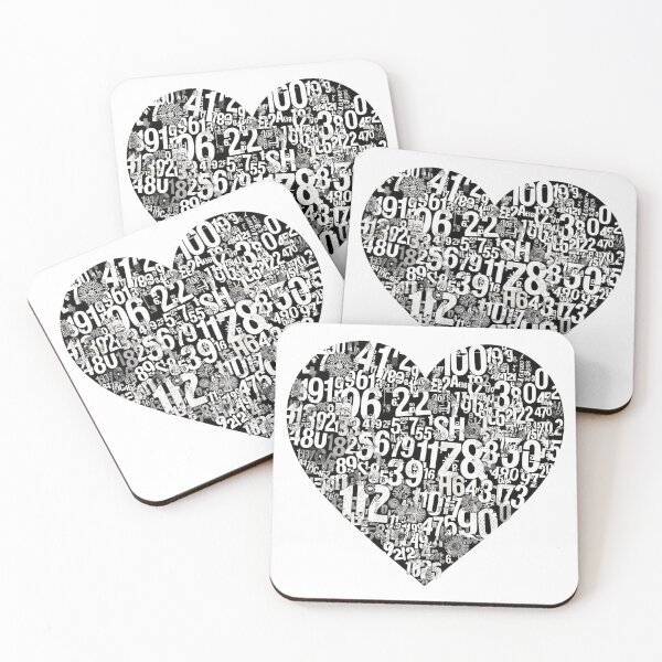 Item preview, Number Heart Math Data Science Accountant Statistician Gift designed and sold by RDproject.