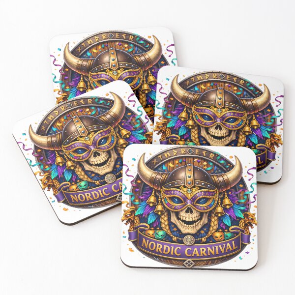 Item preview, Valhalla Party – Viking Carnival Badge Emblem designed and sold by NorseDrip.