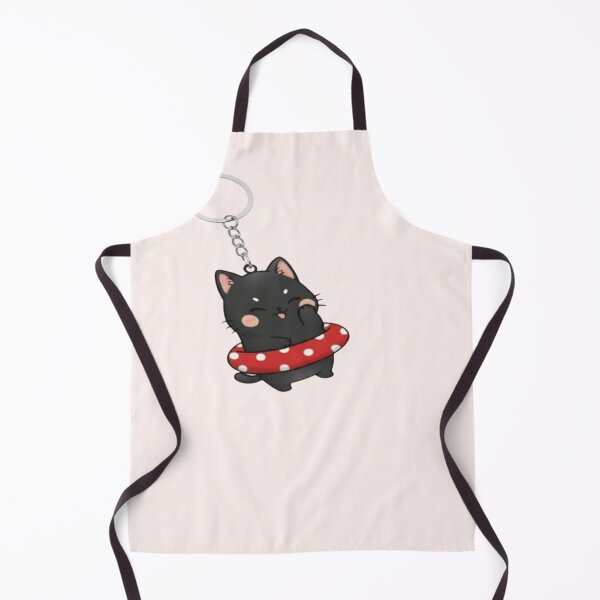 Item preview, Hanging Keyring – Cute Floating Cat Illustration designed and sold by HNstory.