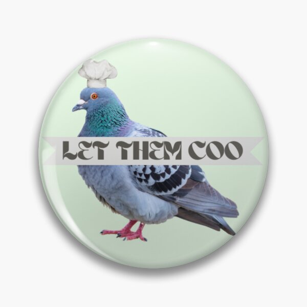Item preview, Funny Cooking Pigeon Pun - Let Them Coo designed and sold by CIOUS.