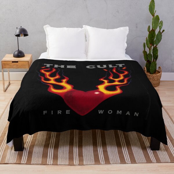 Item preview, The Cult Fire Woman Album Cover. designed and sold by CHRISTINCOSE.