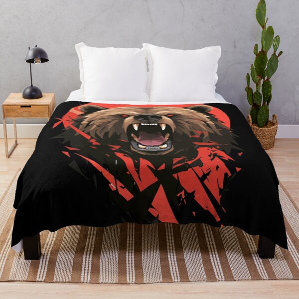 Item preview, The Roaring Crimson Grizzly designed and sold by ifundesign.