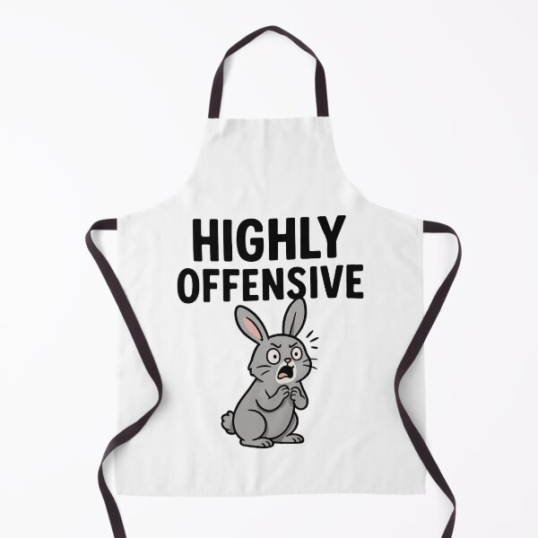 Item preview, Highly Offensive – Offended Bunny Sarcastic Humor Design designed and sold by storelibertys.
