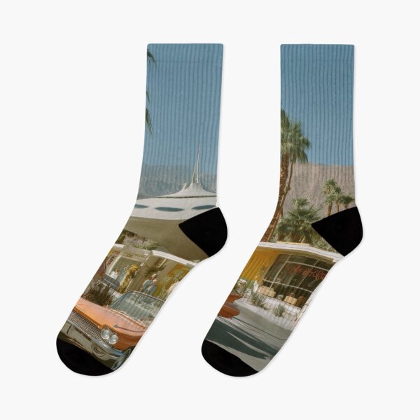 Item preview, Classic car at desert resort designed and sold by anytka.