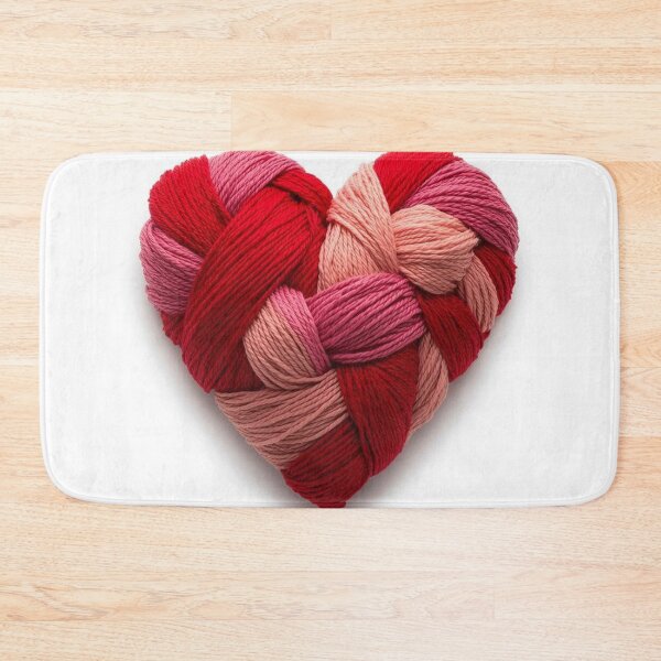 Item preview, Heart-Shaped Yarn Art for Apparel designed and sold by Wonderful Designs.