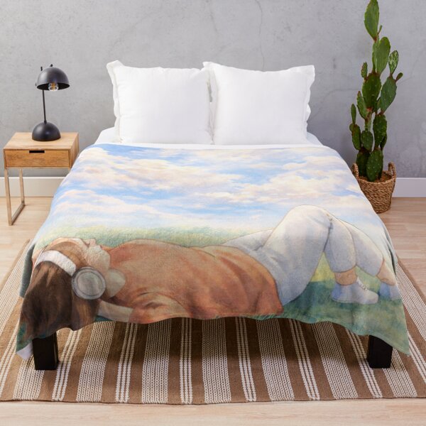 Item preview, Peaceful Daydream – Girl with Headphones in the Clouds designed and sold by Best-Kept.