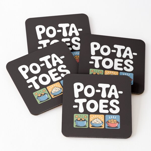 Item preview, Taters Po-Ta-Toes – Classic Boil`Em Mash`Em Quote Design designed and sold by Redgiant87x.