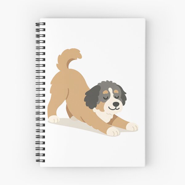 Item preview, Downward Facing Dog Yoga - Cute Aussie Doodle Stretching designed and sold by Balasan.