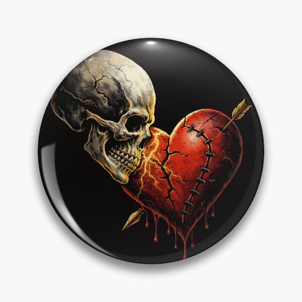 Item preview, Dark Love Icon – Bold Street Art Valentine Design designed and sold by Vivalore.